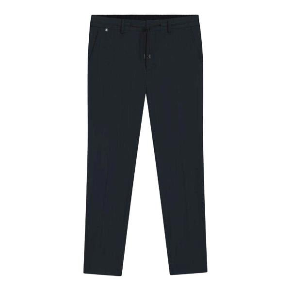 Hugo Boss Mens Straight Leg Trousers - Dark Blue - 