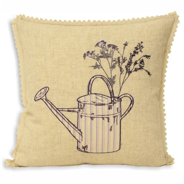 Riva Home Watering Can Cushion Cover - Lavender