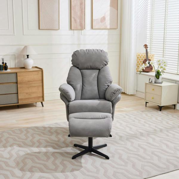 Portobello Swivel Chair with Footstool