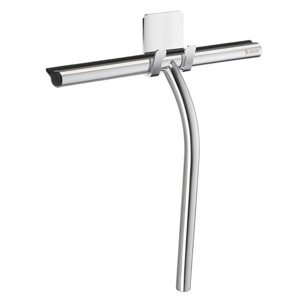 Chromed stainless steel shower squeegee