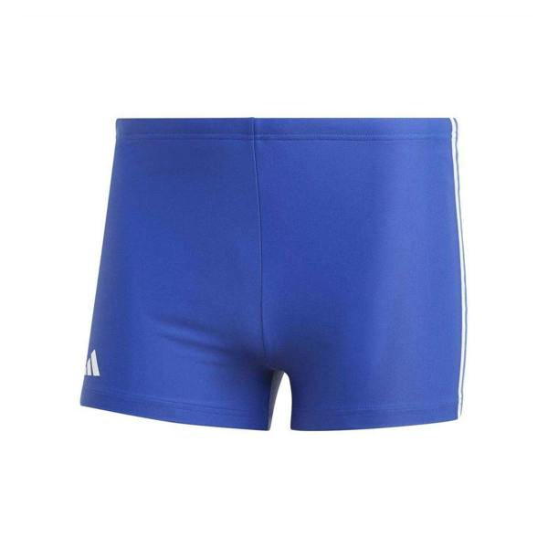 Adidas Mens 3S Regular Swim Shorts - Lucid Blue/White - 