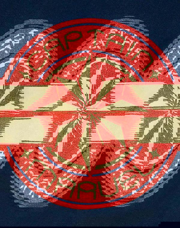 Marvel Womens Blue Captain Marvel Hoodie