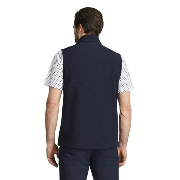 Puma Mens Ripguard Performance Sleeveless Polo Shirt - Deep Navy - 