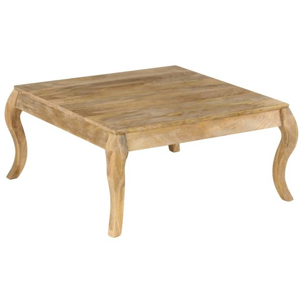 Berkfield Coffee Table 80x80x40 cm Solid Mango Wood