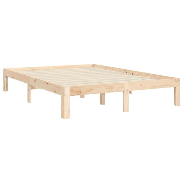 Berkfield Bed Frame with Headboard 120x200 cm Solid Wood