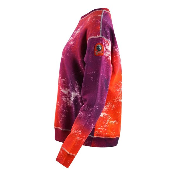 Parajumpers Augusta Carrot Snow Print Purple Sweatshirt