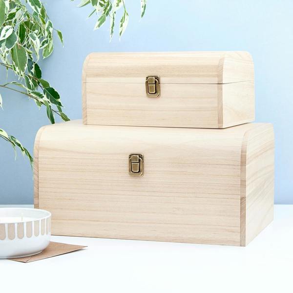 Abode Home & Gifts Personalised Wedding Date Keepsake Chest