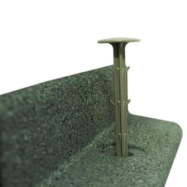 Flexible Lawn Edging 4.8m With Mallet - Green