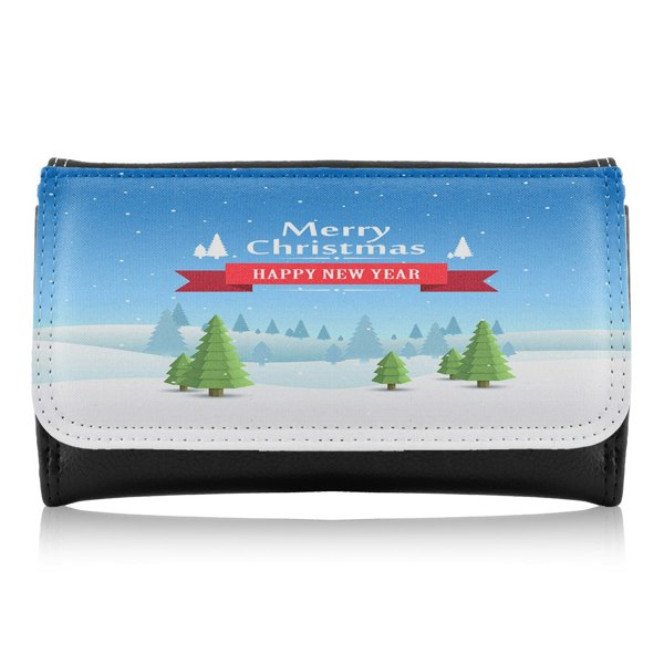 Benjamin Tate Design Merry Christmas Cover Art Dining Maxi Purse