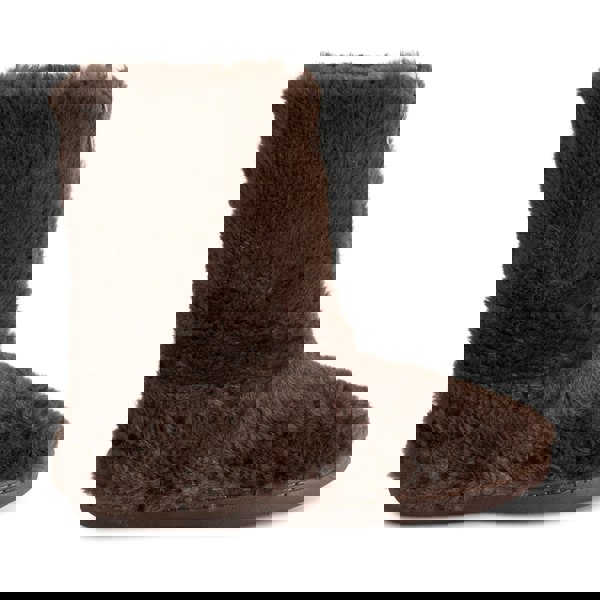 VIVA Polar Women's Memory Foam Zipper Faux Fur Cosy Boots