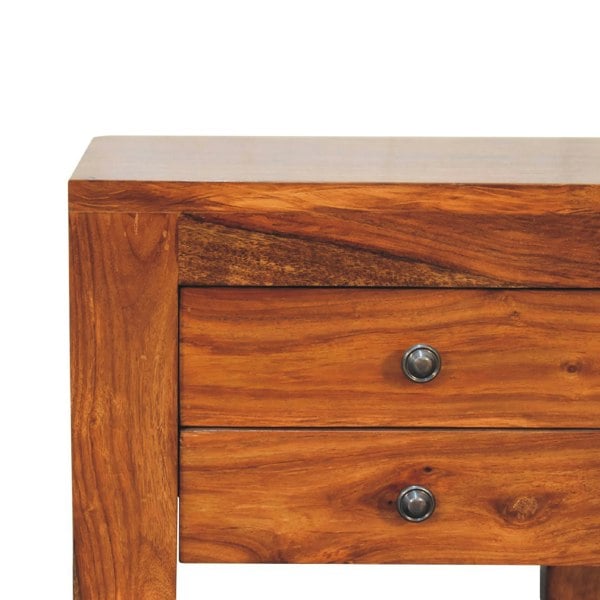 Artisan Furniture U-Square Honey Bedside