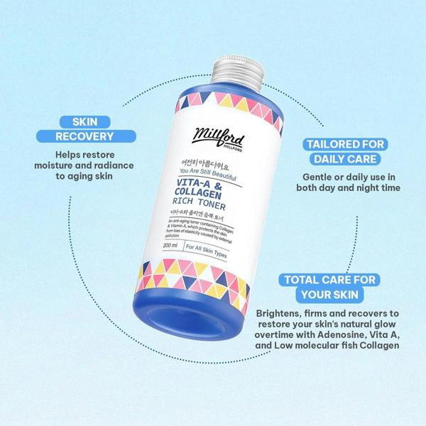 MILLFORD Vita A & Collagen Rich Toner 200ml