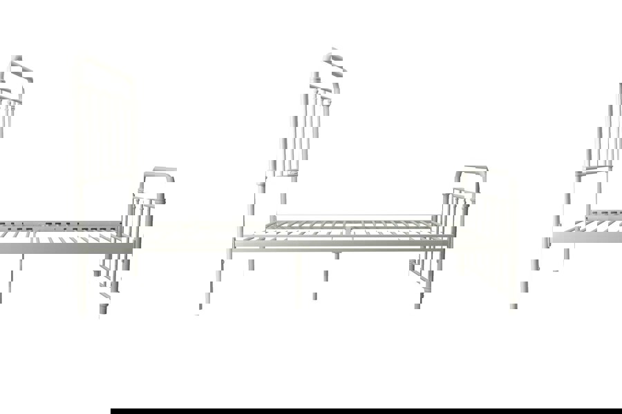 Dorel Home Wallace Metal Bed White - Single