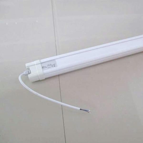 ENER-J Pack of 2 36W LED Triproof Batten Tube Lights, 120cms, 4000K, IP65 Waterproof, No UV and IR Radiation, Super Bright Tube Light