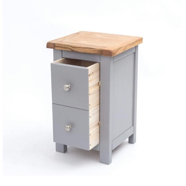 Cabinet Bits Mirano 2 Drawer Petite Bedside Table