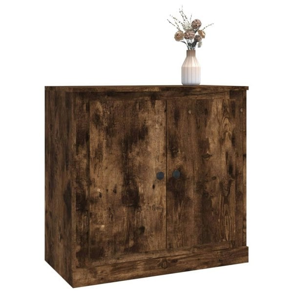 Berkfield Sideboard Smoked Oak 70x35.5x67.5 cm Engineered Wood