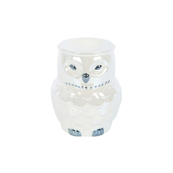 Serano Owl Shaped Iridescent Oil Burner and Wax Warmer
