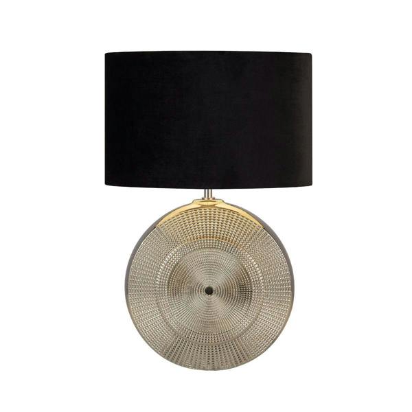 Pagazzi Lighting Elina Polished Chrome Ceramic Table Lamp