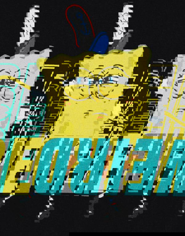 SpongeBob SquarePants Boys Black Be Weird Hoodie