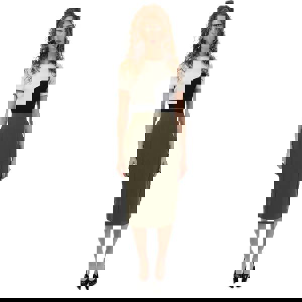 Boss Womens/Ladies Dezona 1 Midi Dress - Green - 