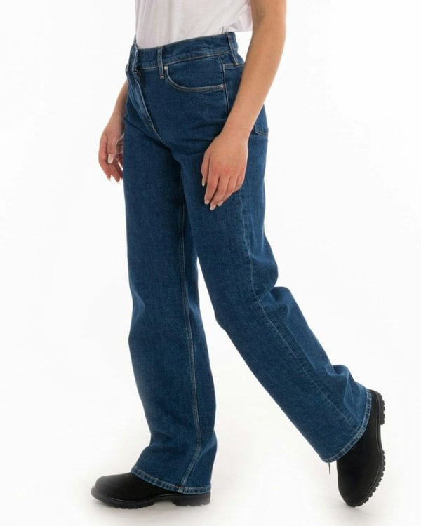 Calvin Klein Wide Leg Womens Jeans