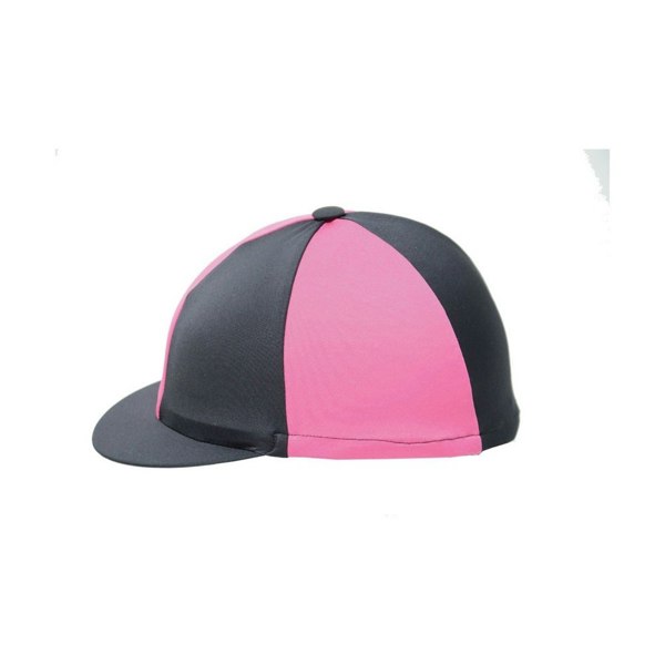 Hy Two Tone Lycra Hat Silk - Black/Pink