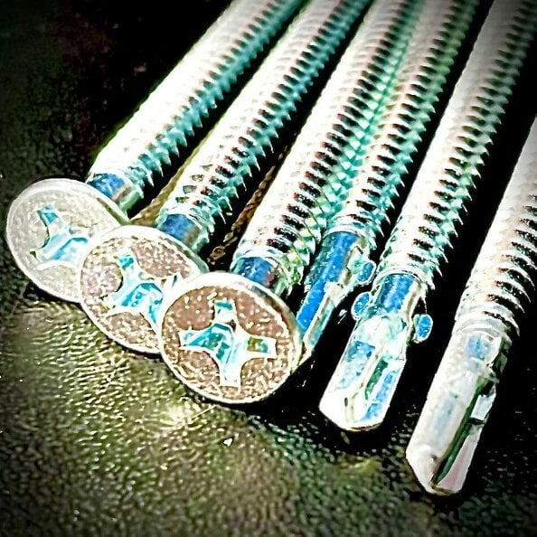 Fixaball Tech Screw Pozi Countersunk Timber to Light and Heavy Steel