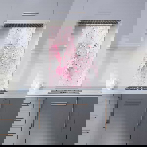 Warren Reed - Designer Light Pink Textured Effect Kitchen Splashback