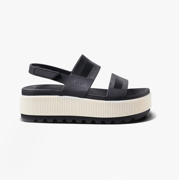 Reef WATER VISTA HIGHER Womens Sandals Black Vintage