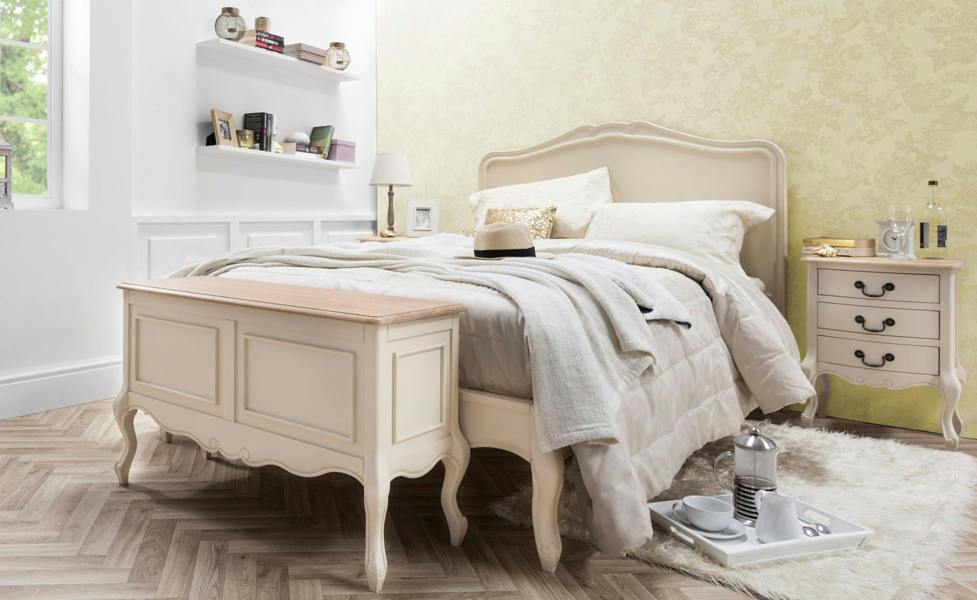 Statement Furniture Juliette Wooden Carved Blanket Box French Bedroom Storage Assembled