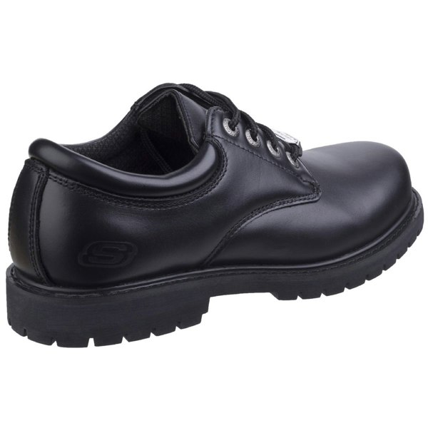 Skechers Mens Cottonwood Elks SR Shoes - Black