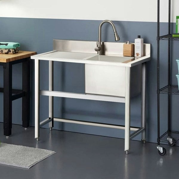 4ft Stainless Steel Kitchen Commercial Sink Kitchen Sinks Living and Home