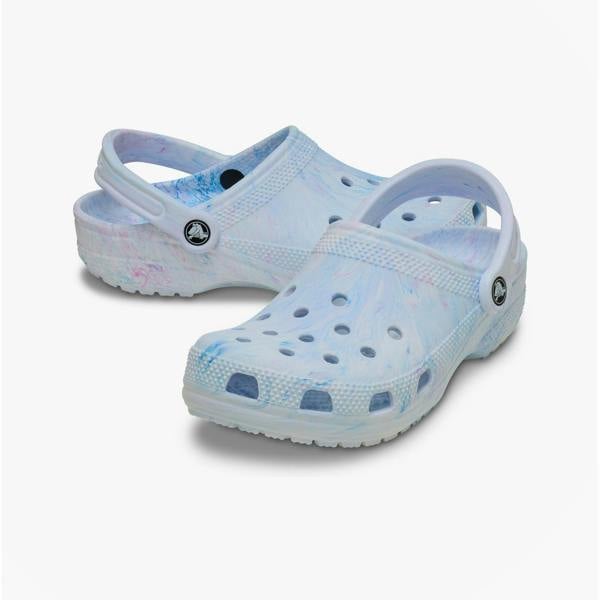 Crocs 211583 MARBLED Oxygen Swirl Clogs   in  Blue