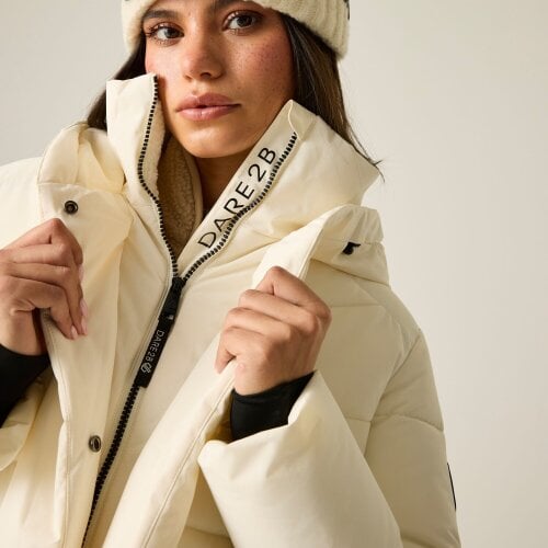 Dare 2B Womens/Ladies Lustre Padded Jacket - Egret
