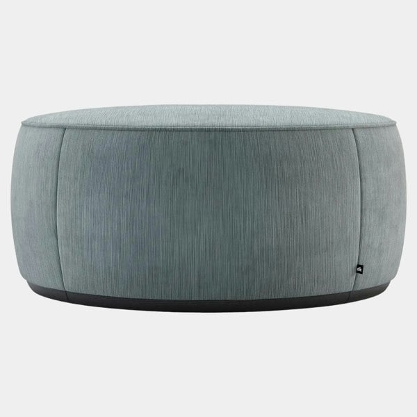 Domkapa Catherine Luxury Pouf with Black Ash Wooden Base