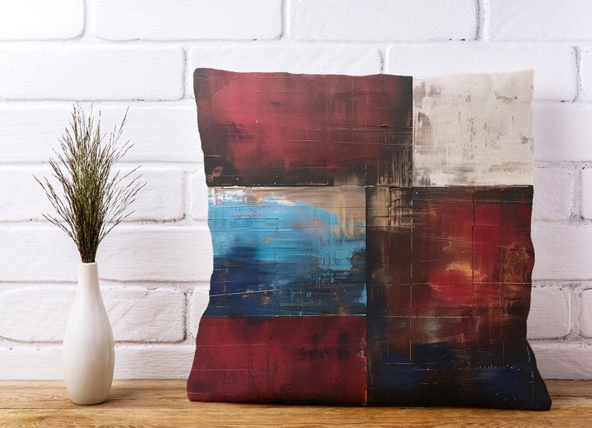 Warren Reed Rustic Harmony In Bold Colours Cushions