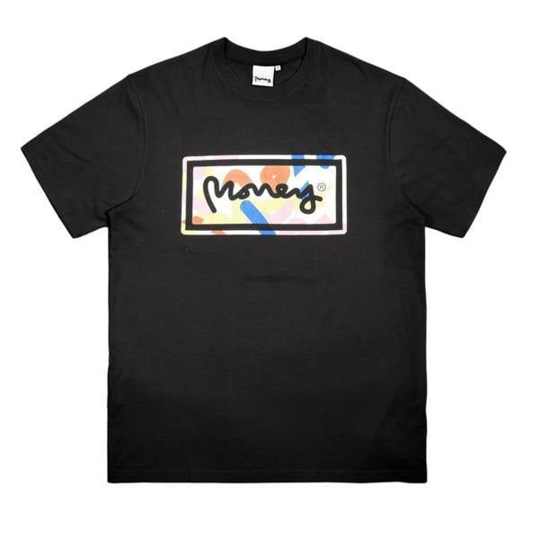 Money Mens Sig Camo T-Shirt (Pack of 5) - Black/White/Grey - 