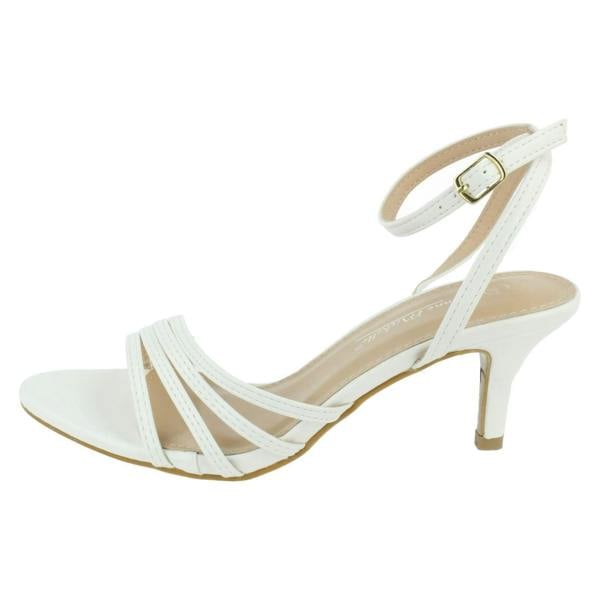 Anne Michelle Ladies Anne Michelle Mid Heel Wide Fit Party Sandals F12112