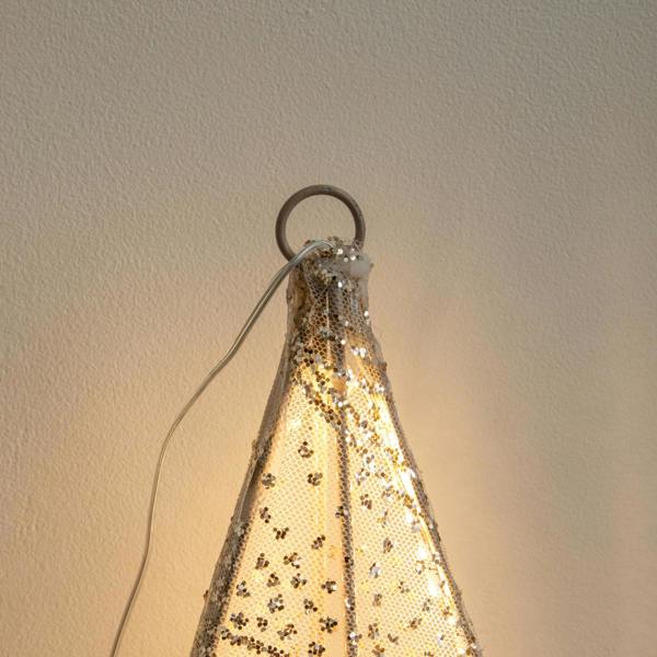 Samuel Alexander 58cm Aura Star Light Up Christmas Decoration with 248 Warm White LEDs