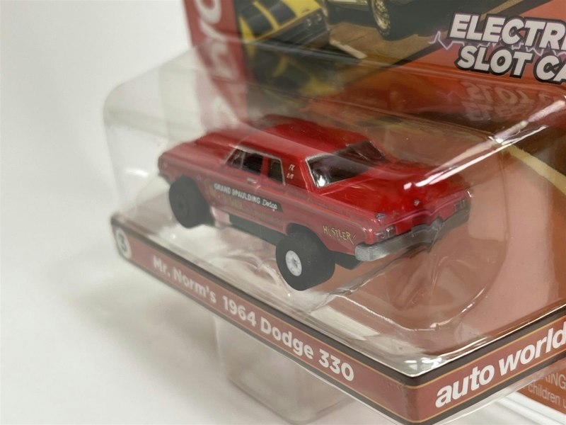 Auto World Slot Cars 1964 Dodge 330 Mr Norm's Thunderjet Ultra G HO Slot Car SC379-3