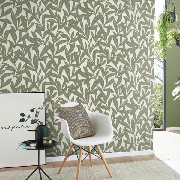Erismann Epure Leaf Wallpaper