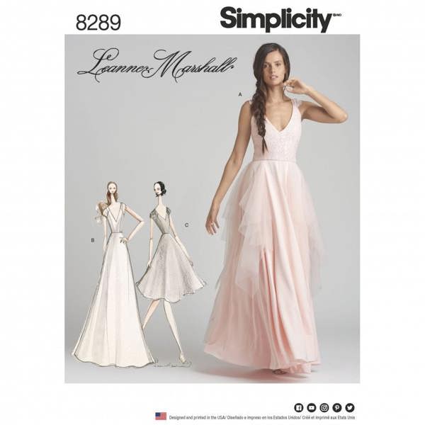 Simplicity Sewing Pattern 8289, Dresses for Women, D5 (4-6-8-10-12) - Intermediate
