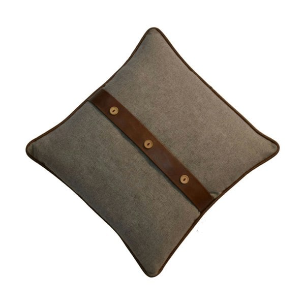 Artisan Furniture Quin Leather Sand Cushion Set of 2