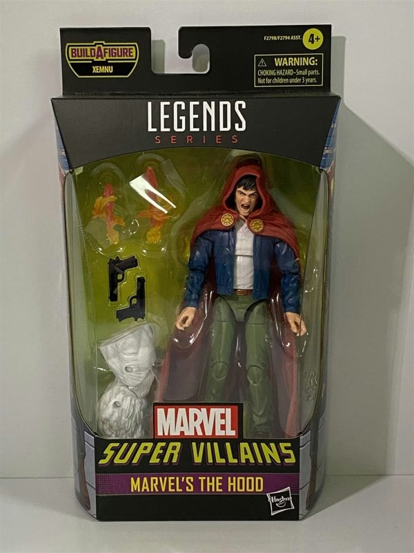 the hood marvel super villains legends series build a figure hasbro f2798