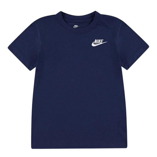 Nike Boys Futura Swoosh T-Shirt - Navy - 
