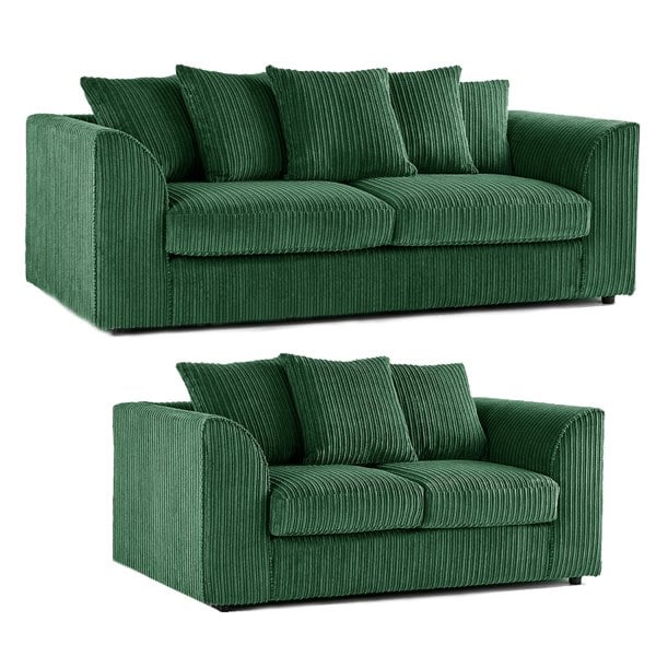Furnishings For Less Luxor Full Jumbo 3 + 2 Seater Sofa Set - Scatter Back