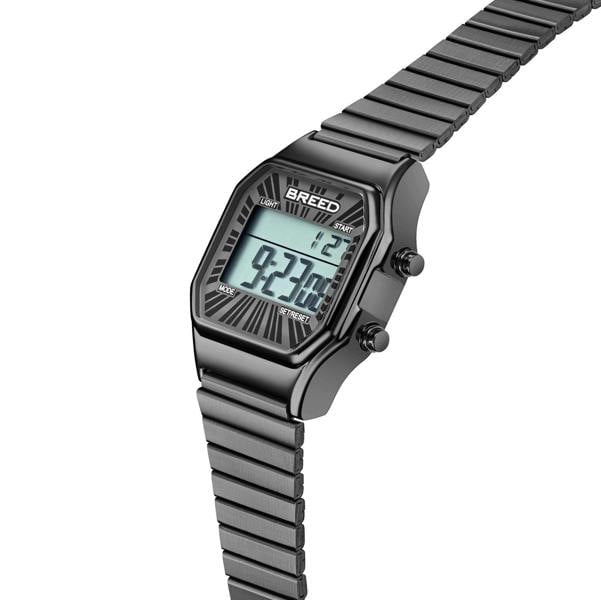 Breed Terra LCD Bracelet Watch - Gunmetal - BRD9702