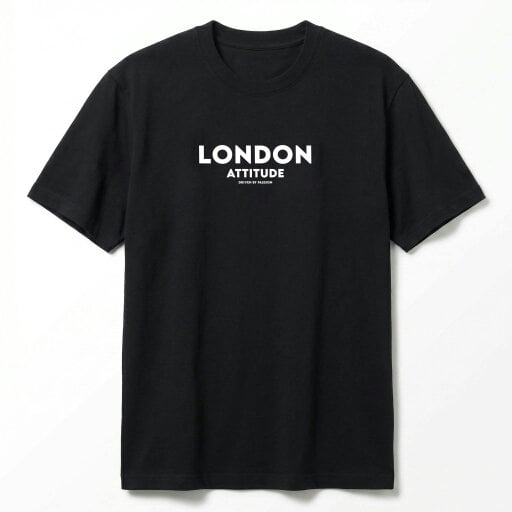London Attitude Original Creators Oversized Heavyweight Streetwear Graphic T-Shirt