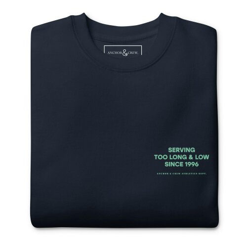 Anchor & Crew Set Point Social Volleyball Club League Organic Cotton Sweatshirt