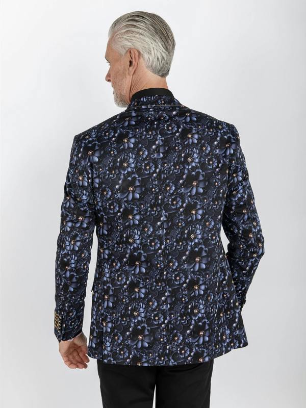 CLJ2547 DAISY PRINTED BLAZER - Claudio Lugli Shirts